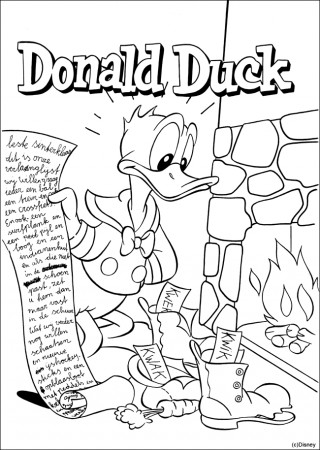 Donald sinterklaas verlanglijstje